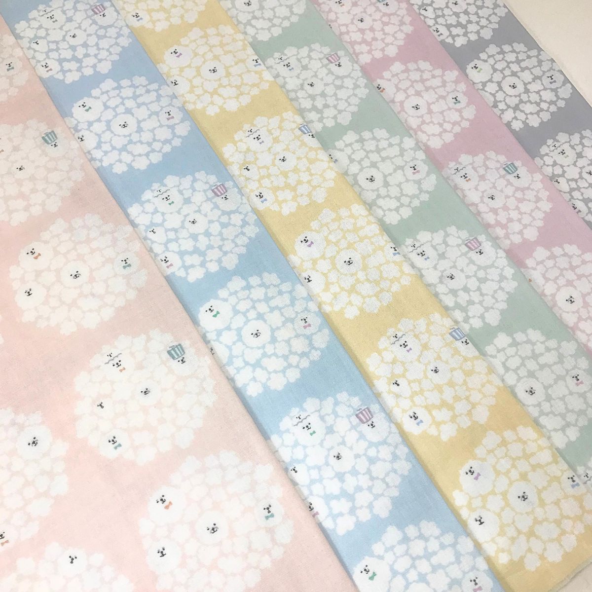 生地 犬柄 花柄 綿100％ ダブルガーゼ KTS7188 ベビー用品 マスク