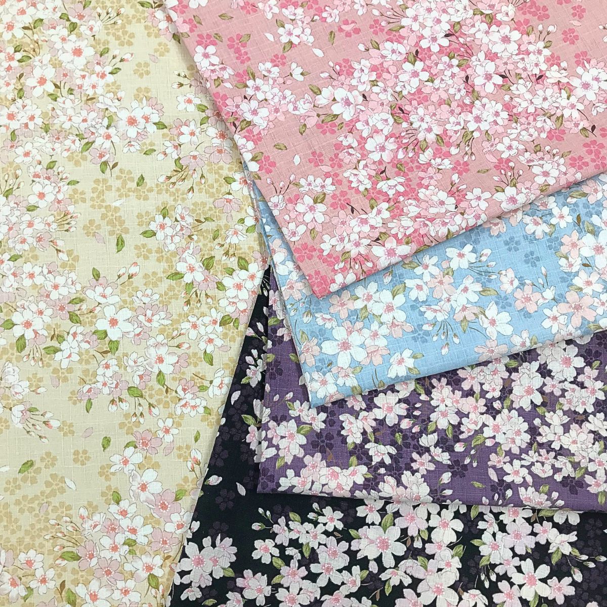 サザンクロス生地 KTS7189 桜 さくら文様 和柄 コットン 布地 バッグ